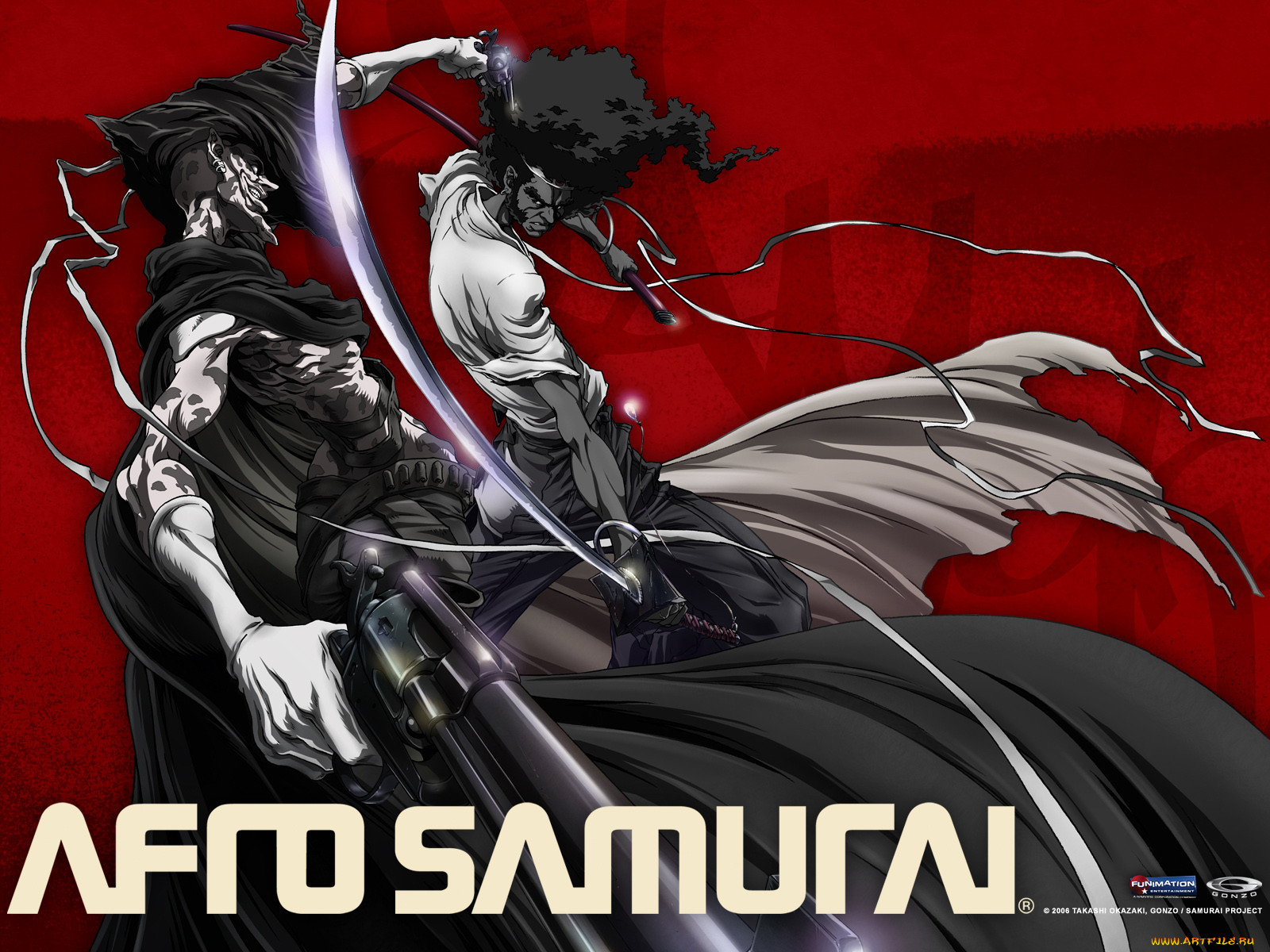 Обои Аниме Afro Samurai, обои для рабочего стола, фотографии аниме, afro,  samurai Обои для рабочего стола, скачать обои картинки заставки на рабочий  стол.